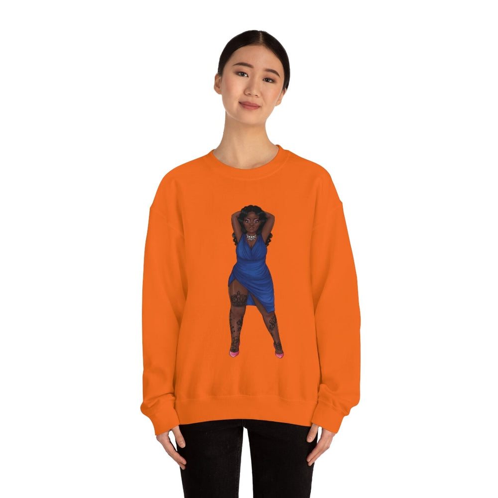My Beautiful Fluff Show Off Your Fluff Kendra Unisex Heavy Blend Crewneck Sweatshirt Sweatshirt Printify 