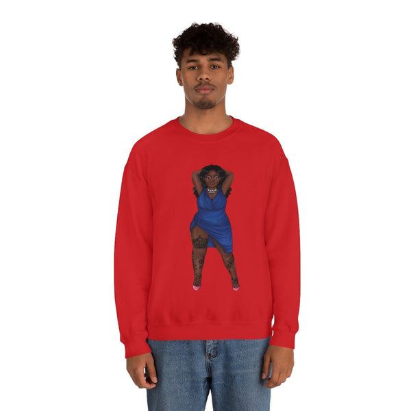 My Beautiful Fluff Show Off Your Fluff Kendra Unisex Heavy Blend Crewneck Sweatshirt Sweatshirt Printify 