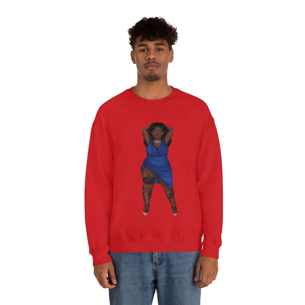 My Beautiful Fluff Show Off Your Fluff Kendra Unisex Heavy Blend Crewneck Sweatshirt Sweatshirt Printify 