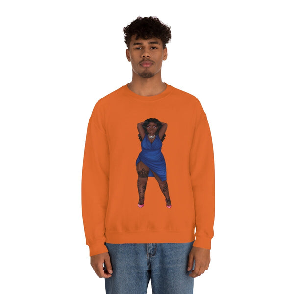My Beautiful Fluff Show Off Your Fluff Kendra Unisex Heavy Blend Crewneck Sweatshirt Sweatshirt Printify 