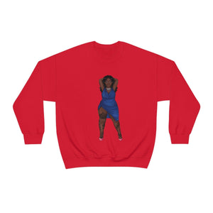 My Beautiful Fluff Show Off Your Fluff Kendra Unisex Heavy Blend Crewneck Sweatshirt Sweatshirt Printify S Red 