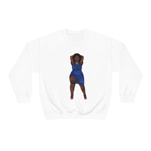 My Beautiful Fluff Show Off Your Fluff Kendra Unisex Heavy Blend Crewneck Sweatshirt Sweatshirt Printify S White 