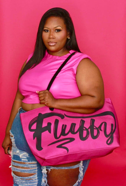 My Beautiful Fluff Zippered Pink Fluffy Weekender Bag My Beautiful Fluff 