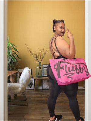 My Beautiful Fluff Zippered Pink Fluffy Weekender Bag My Beautiful Fluff 