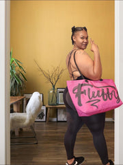 My Beautiful Fluff Zippered Pink Fluffy Weekender Bag My Beautiful Fluff 