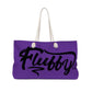 My Beautiful Fluffy Purple Weekender Bag Bags Printify 