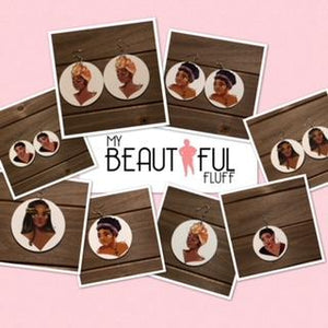 Natural Hair Collection Earring Bundle PHYSICAL My Beautiful Fluff 