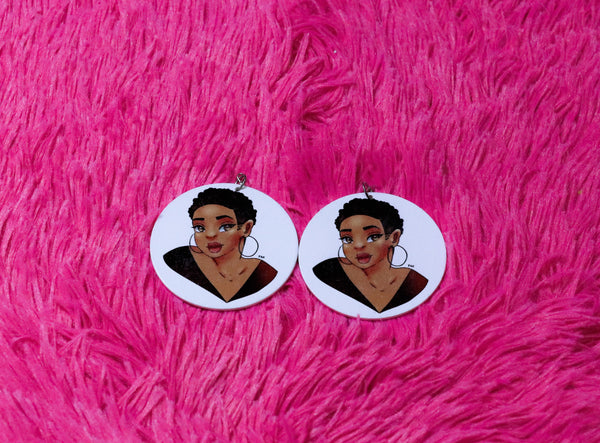 Natural Hair Collection Earring Bundle PHYSICAL My Beautiful Fluff 