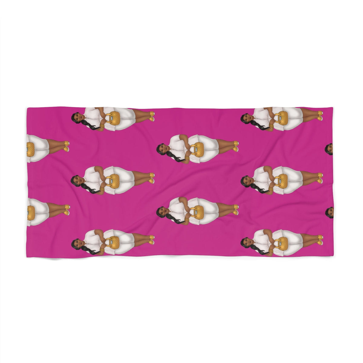 Nicole Plus Size Beach Towel Home Decor Printify 30" × 60" 