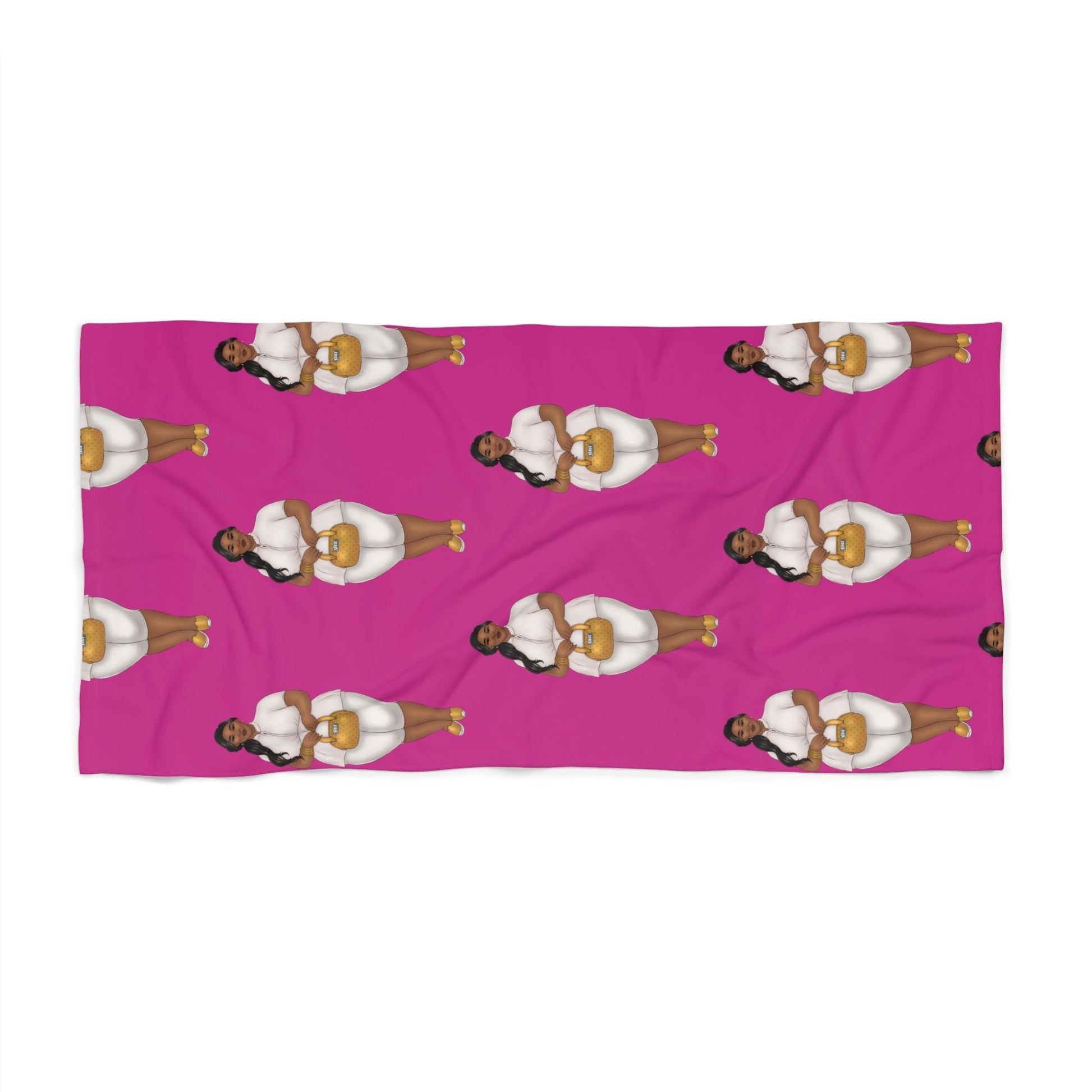 Nicole Plus Size Beach Towel Home Decor Printify 30" × 60" 