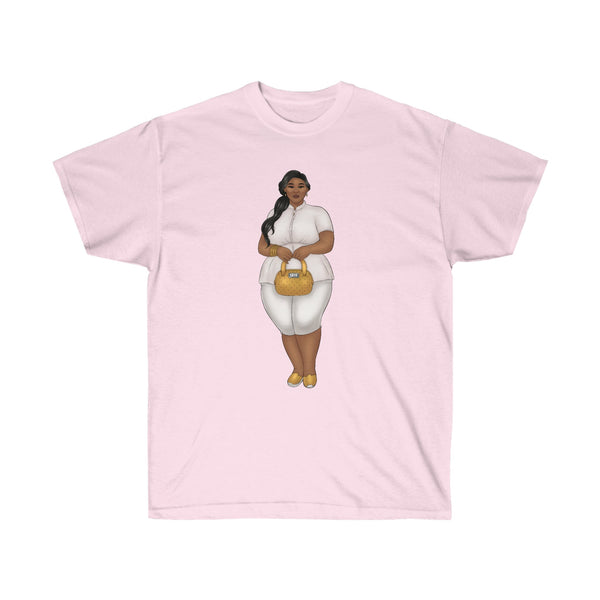 Nicole Show Off Your Fluff Unisex Ultra Cotton Tee S- 5XL T-Shirt Printify Light Pink S 