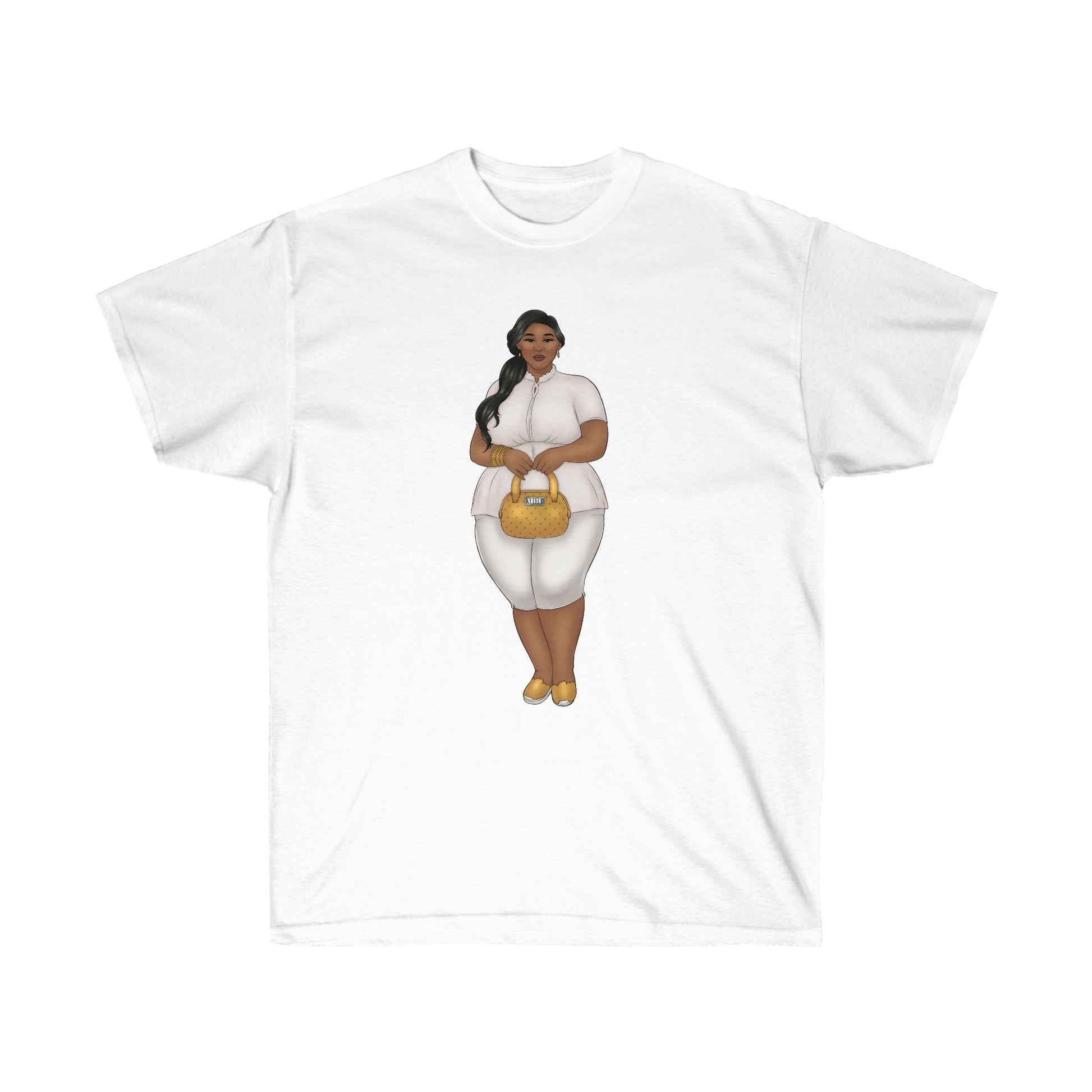 Nicole Show Off Your Fluff Unisex Ultra Cotton Tee S- 5XL T-Shirt Printify White S 