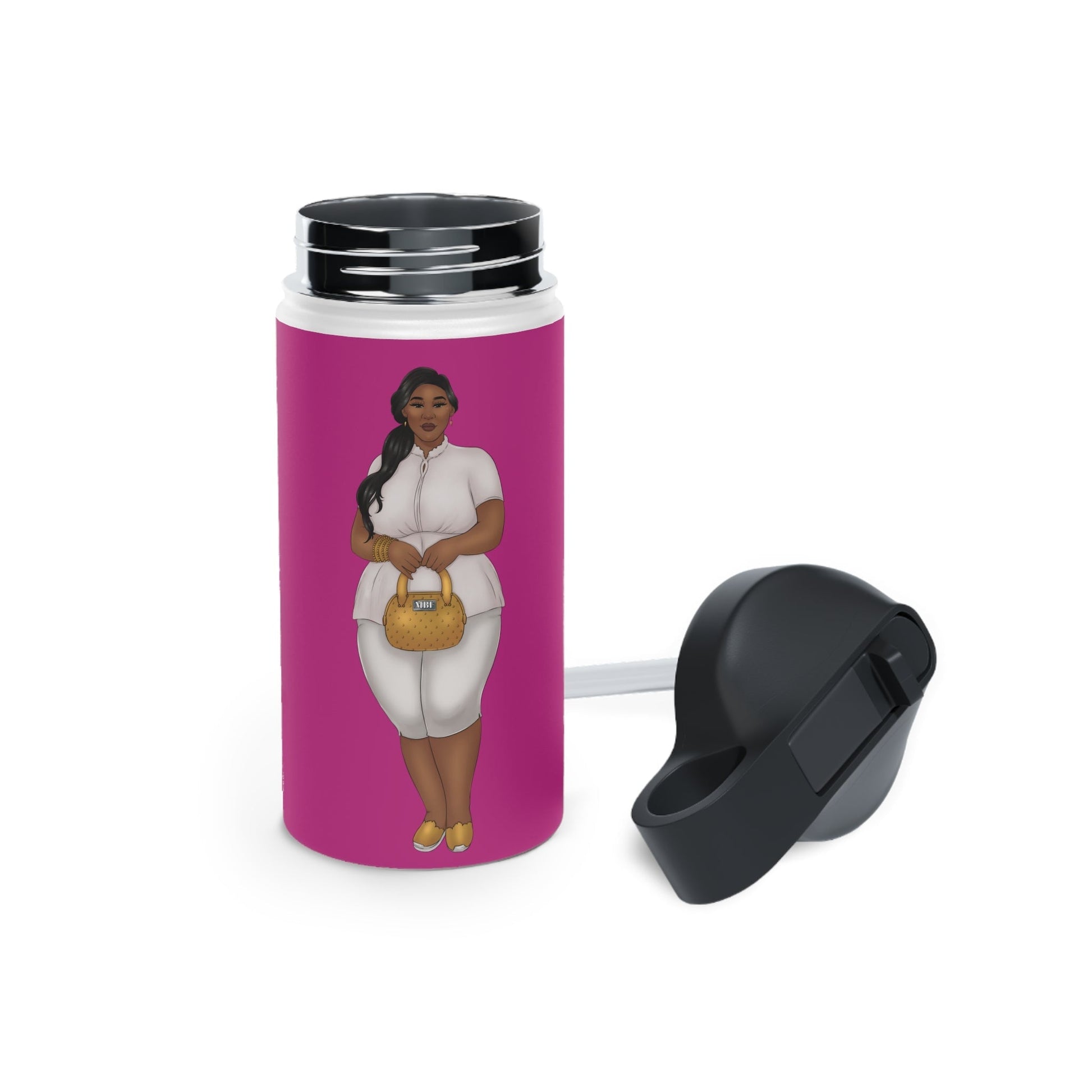 Nicole Stainless Steel Water Bottle Mug Printify 
