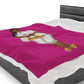 Nicole Velveteen Plush Blanket All Over Prints Printify 