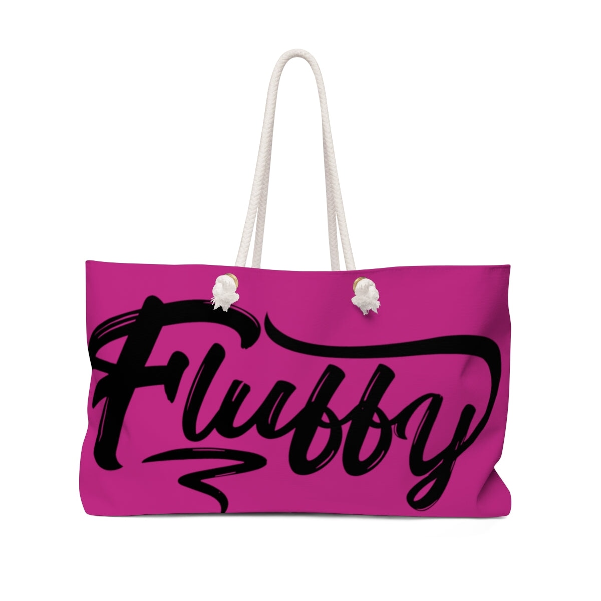 Pink Fluffy Weekender Bag Bags Printify 24" × 13" 