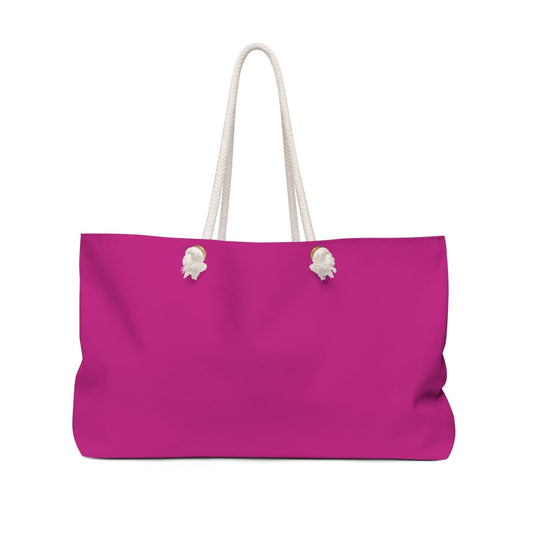 Pink Fluffy Weekender Bag Bags Printify 