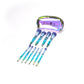 Purple 10 Piece Crystal Makeup Brush Set PHYSICAL My Beautiful Fluff 
