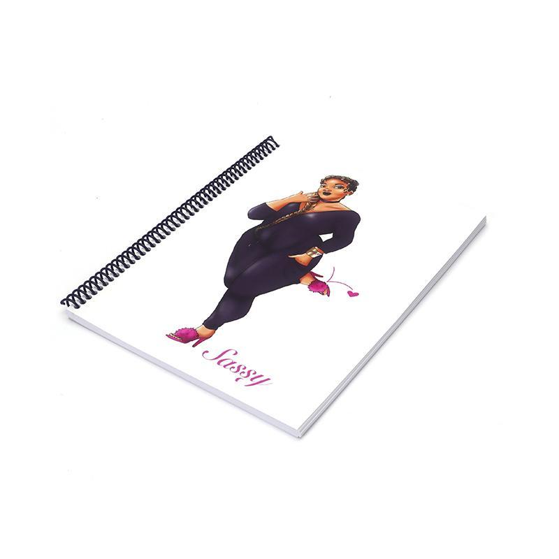 Rasheedah Full Size Spiral Notebook My Beautiful Fluff 