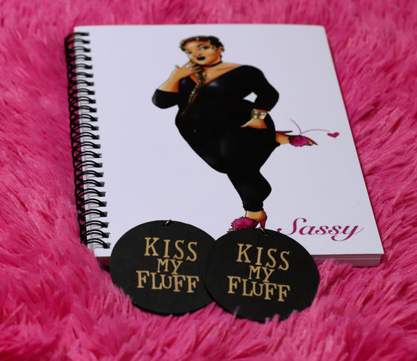 Rasheedah Full Size Spiral Notebook My Beautiful Fluff 