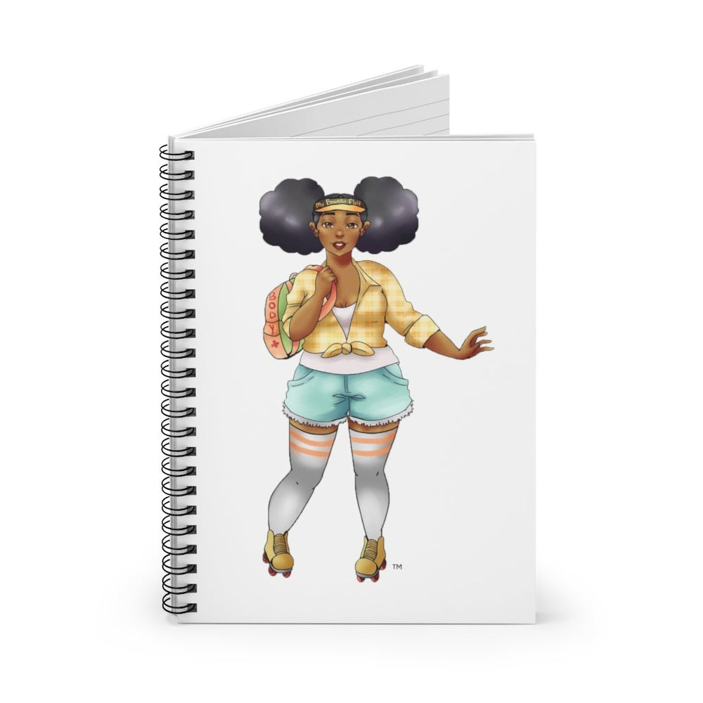 Retro Skater Small Spiral Notebook - Ruled Line Paper products Printify 