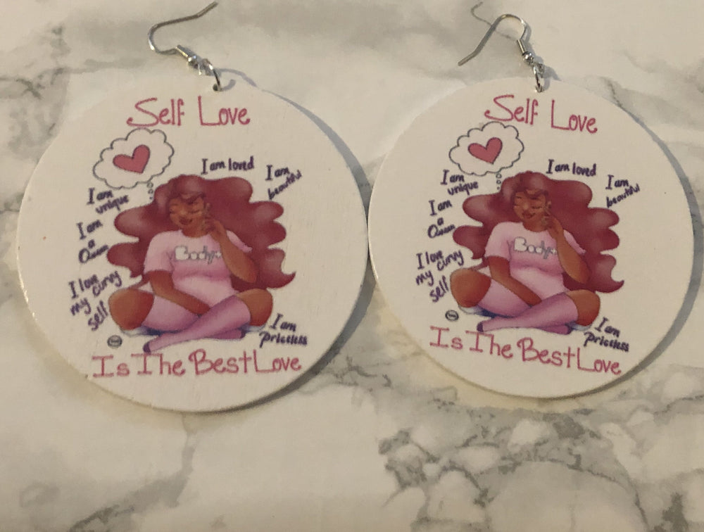 Self Love Earring My Beautiful Fluff 