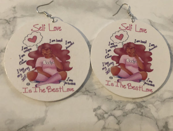 Self Love Earring My Beautiful Fluff 