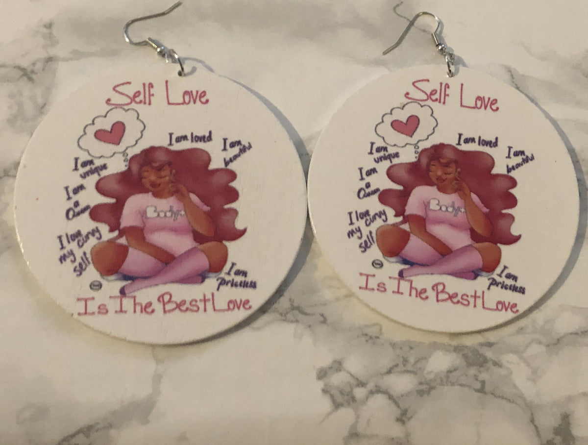 Self Love Earring My Beautiful Fluff 