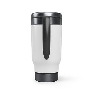 Stainless Steel Travel Mug with Handle, 14oz Mug Printify 