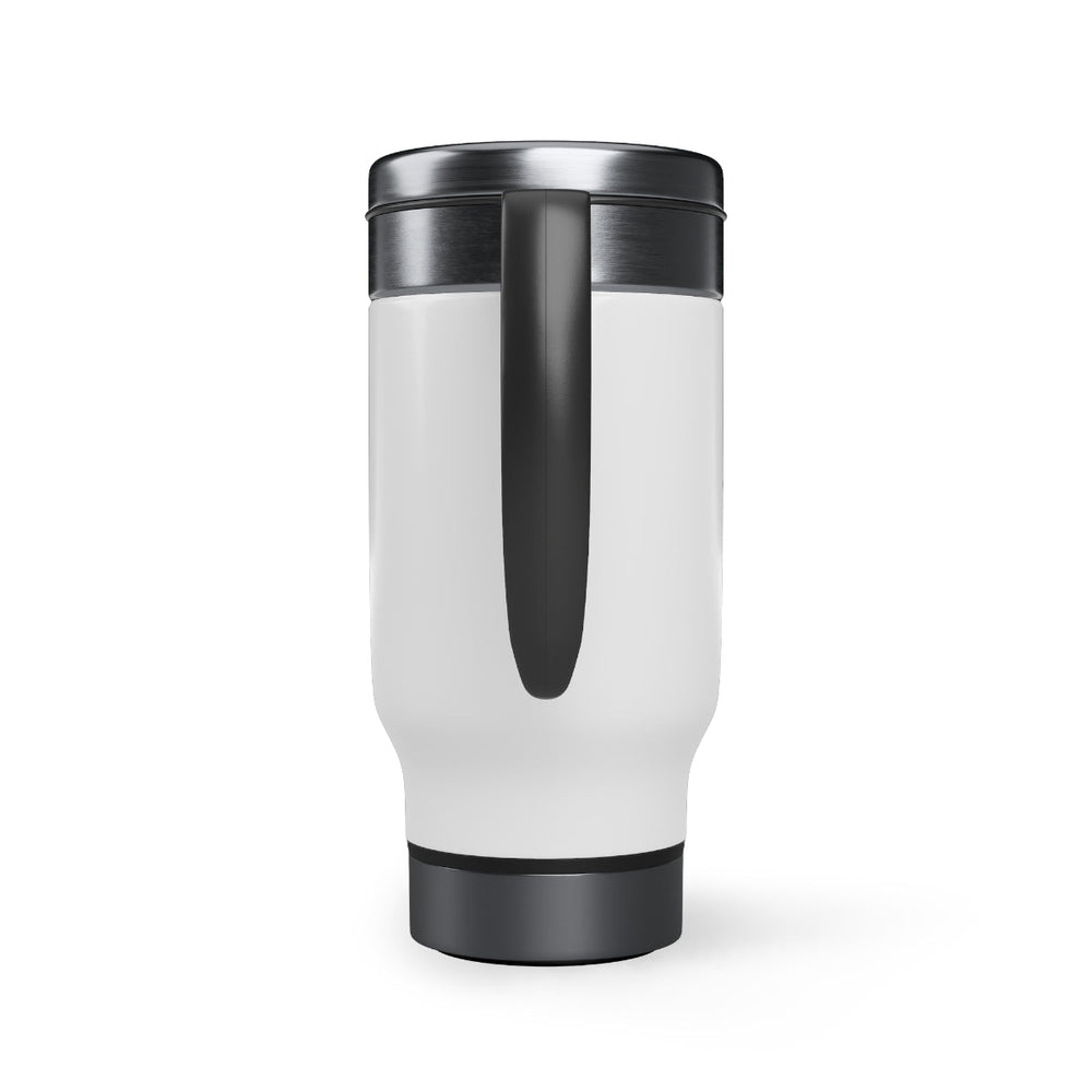 Stainless Steel Travel Mug with Handle, 14oz Mug Printify 