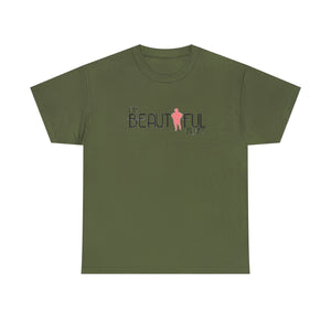 Unisex Heavy Cotton Tee T-Shirt Printify Military Green S 