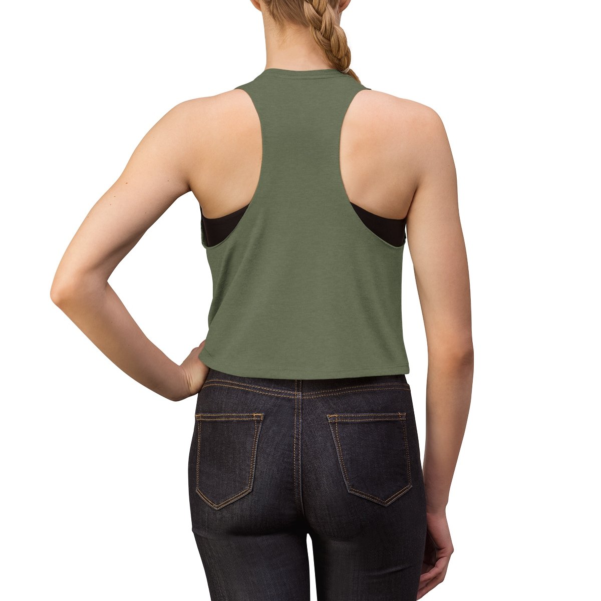 Women's Crop top Tank Top Printify 