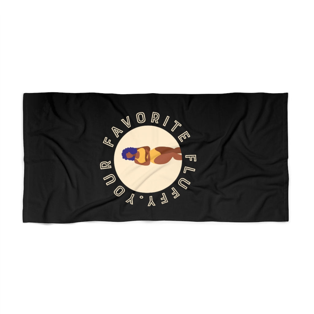 Your Favorite Fluffy Beach Towel Home Decor Printify 30" × 60" 